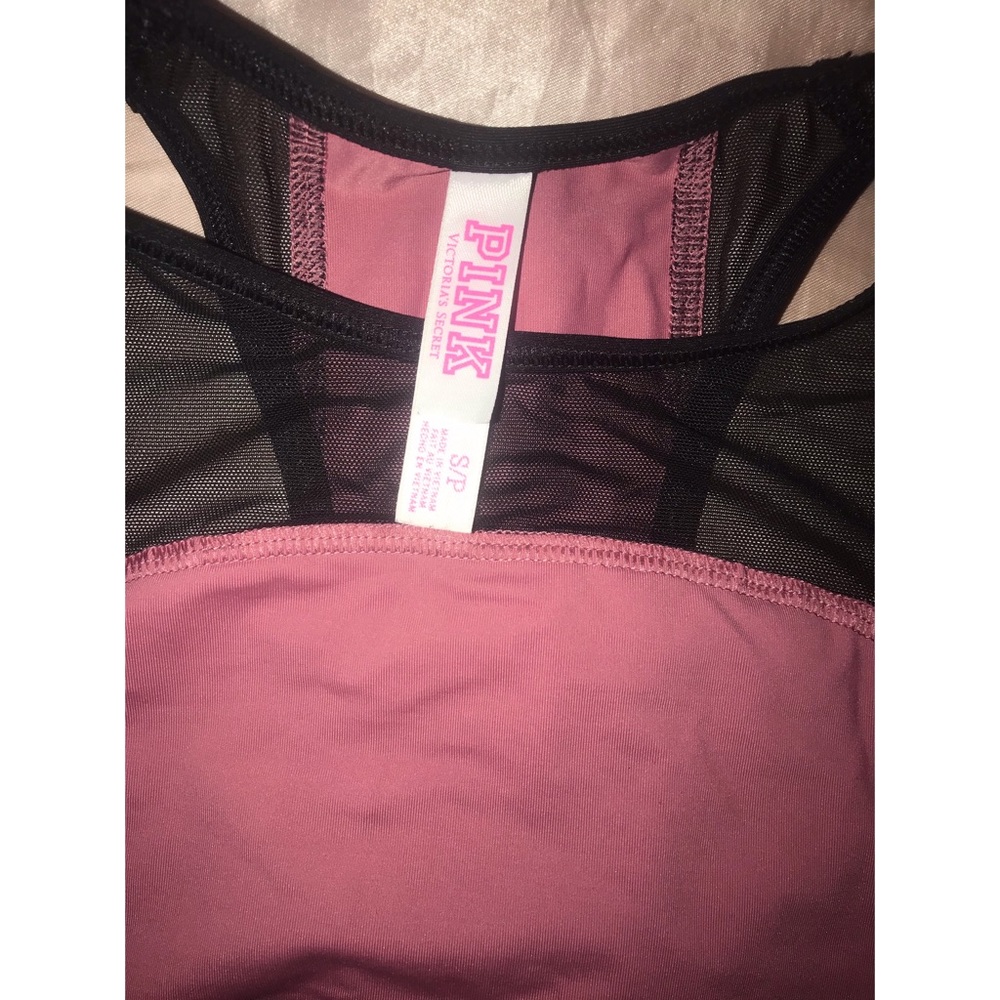VS PINK SOFT BEGONIA MESH SPORTS BRA!!! - Picture 3 of 3